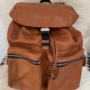 NEW Coach Rucksack in Smooth Leather Backpack